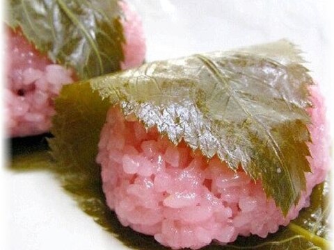 レンジで作る”桜餅”